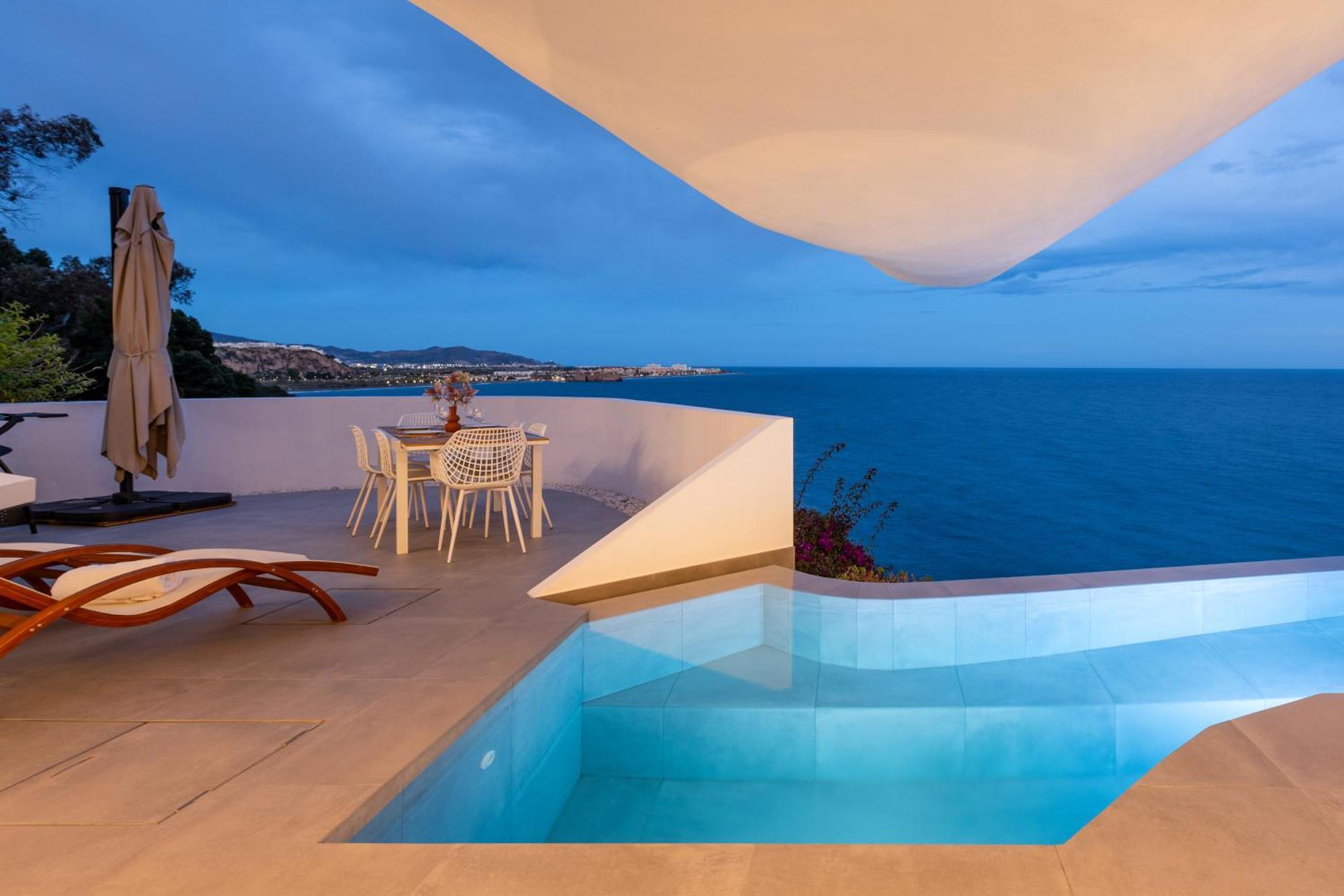 Rentitspain Casa Del Acantilado Piscina Climatizada Salobreña Exterior foto